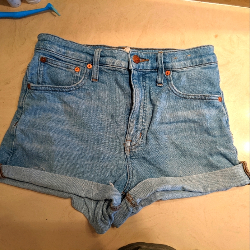 Madewell high rise shorts